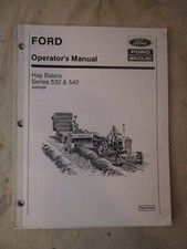 Ford Newholland 532 542 Hay Baler Operators Manual Ford Newholland 532 542 Hay Baler Operators Manual
