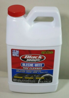 #ad Black Magic 800002222 Bleche Wite Tire Cleaner 128oz 1 Gal $32.00