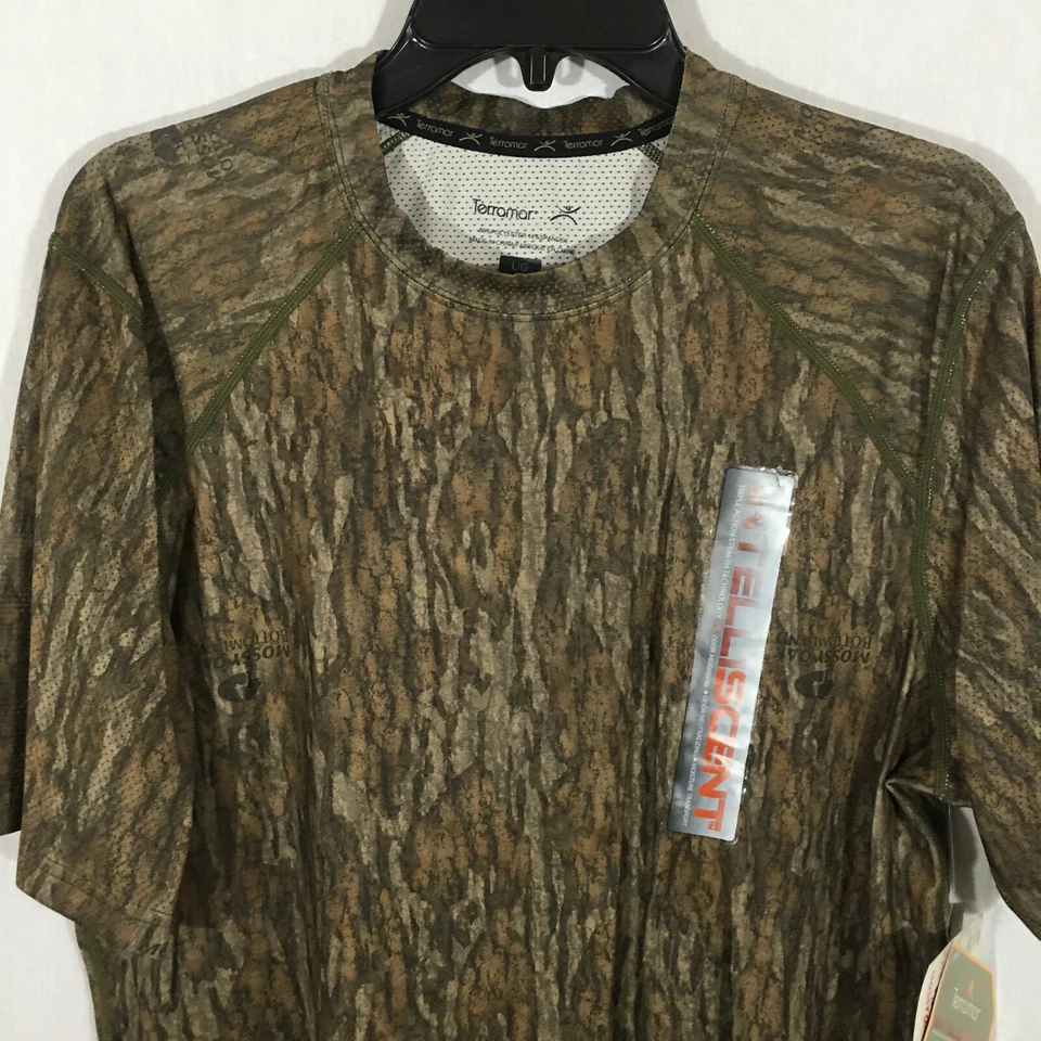 Terramar - Stalker 2.0 Baselayer S/S Crew - M's Lg - NWT - Mossy Oak Bottomland - Image 2 of 4