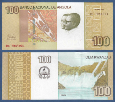 ANGOLA 100 Kwanzas 2012 (2017) New Sign. UNC  P.153 b