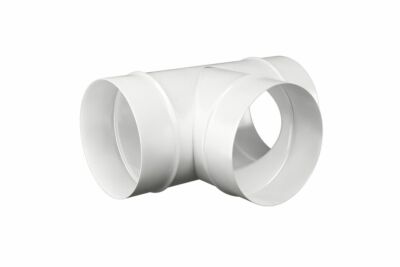 Pulver Beschichtet Stahl T-Stück Weiß Schlauch Adapter Rohr Kupplung Joint