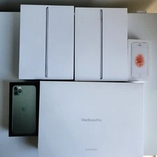 OEM RETAIL EMPTY BOX ONLY iPhone 11 PRO Max, SE, MacBook Pro 13, 2 IPad Gen 6