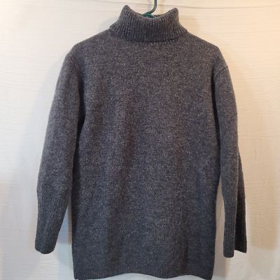 & Other Stories Charcoal Gray Wool Turtleneck Sweater Sz Small Stockholm Atelier