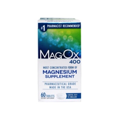 MagOx 400 Magnesium Oxide Dietary Supplement 60 Tablets