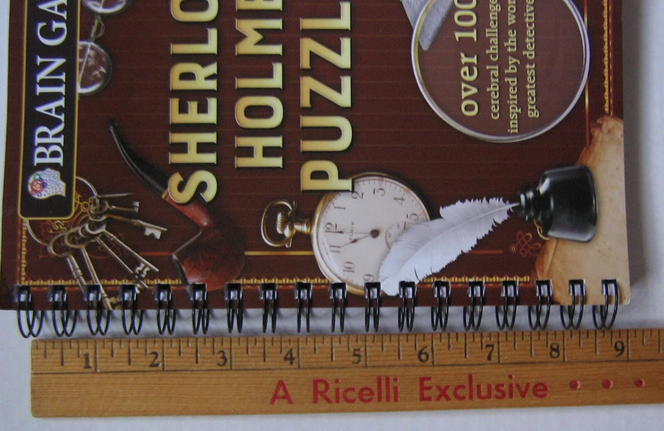 Brain Games SHERLOCK HOLMES PUZZLES over 100 challenges NEW  Orig. $22.00 Foto 4 de 4