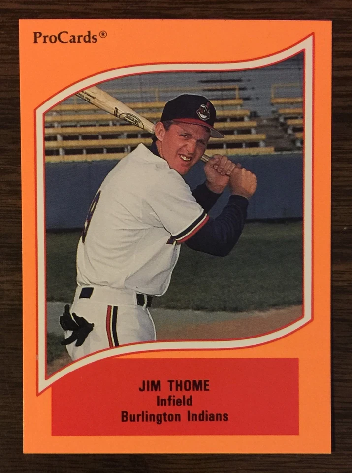 1990 ProCards BURLINGTON INDIANS Minor League UNOPENED Set THOME RC HOF A1018129 - Image 3 of 4