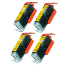 4P YELLOW Ink Cartridge plus chip for Canon CLI-271 MG6820 MG6821 MG6822 MG7720