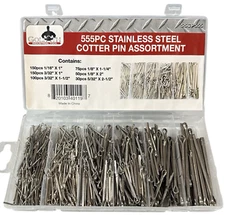 555pc Goliath Industrial Stainless Steel Cotter Pin Assortment Kit ~ SSCP555