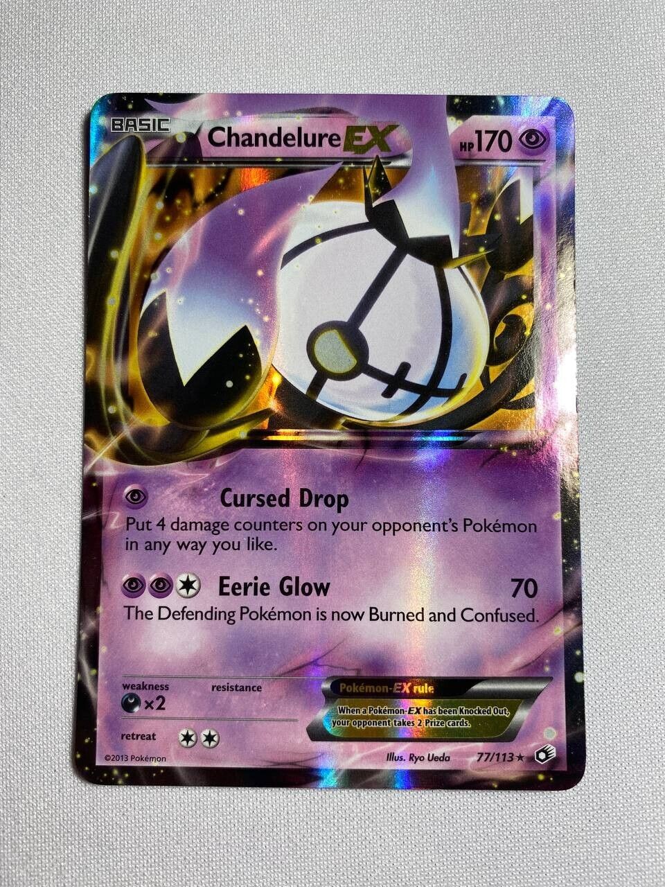 Chandelure Rara Foil + Prés Originais (Cartas Pokémon Origem Perdida), Jogo de Tabuleiro Original Copag Nunca Usado 77330377