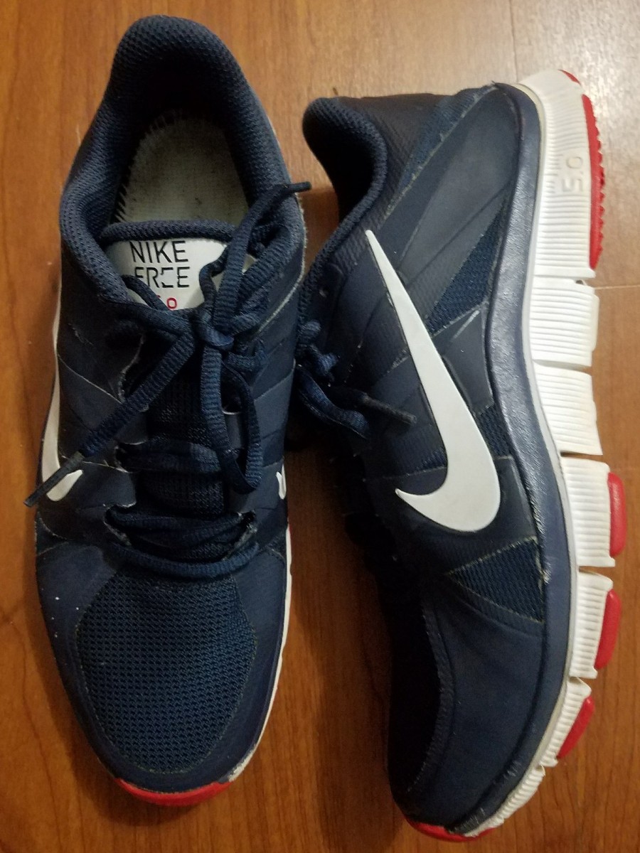NIKE FREE TRAINER 5.0 CROSS TRAINING SHOES OBSIDIAN WHITE  display picture 2