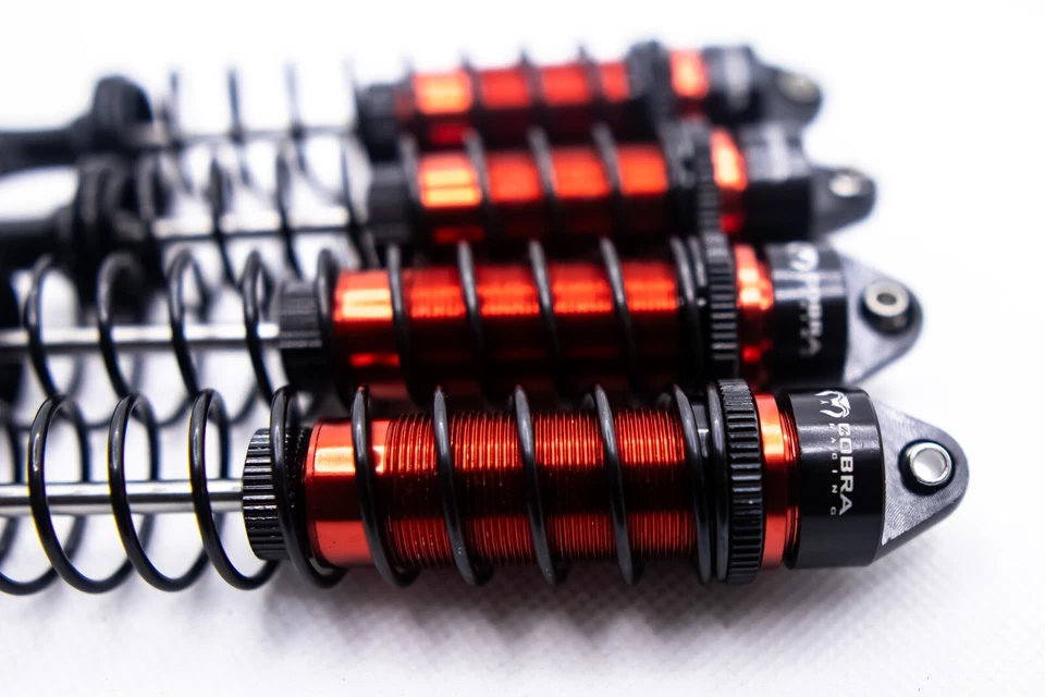 Amortiguadores Arrma 1/10 (rojo) - se adapta a Big Rock, Senton, Typhon y más (F + R) Foto 2 de 4