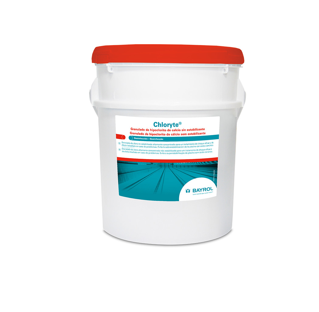 BAYROL Chloryte® – SIN ÁCIDO ISOCIANÚRICO (hipoclorito de calcio- 25 kg