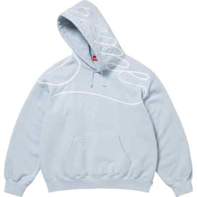 Supreme Shoulder Script Hooded SweatブルーM Supreme Shoulder Script Hooded Sweatshirt Light Blue | eBay