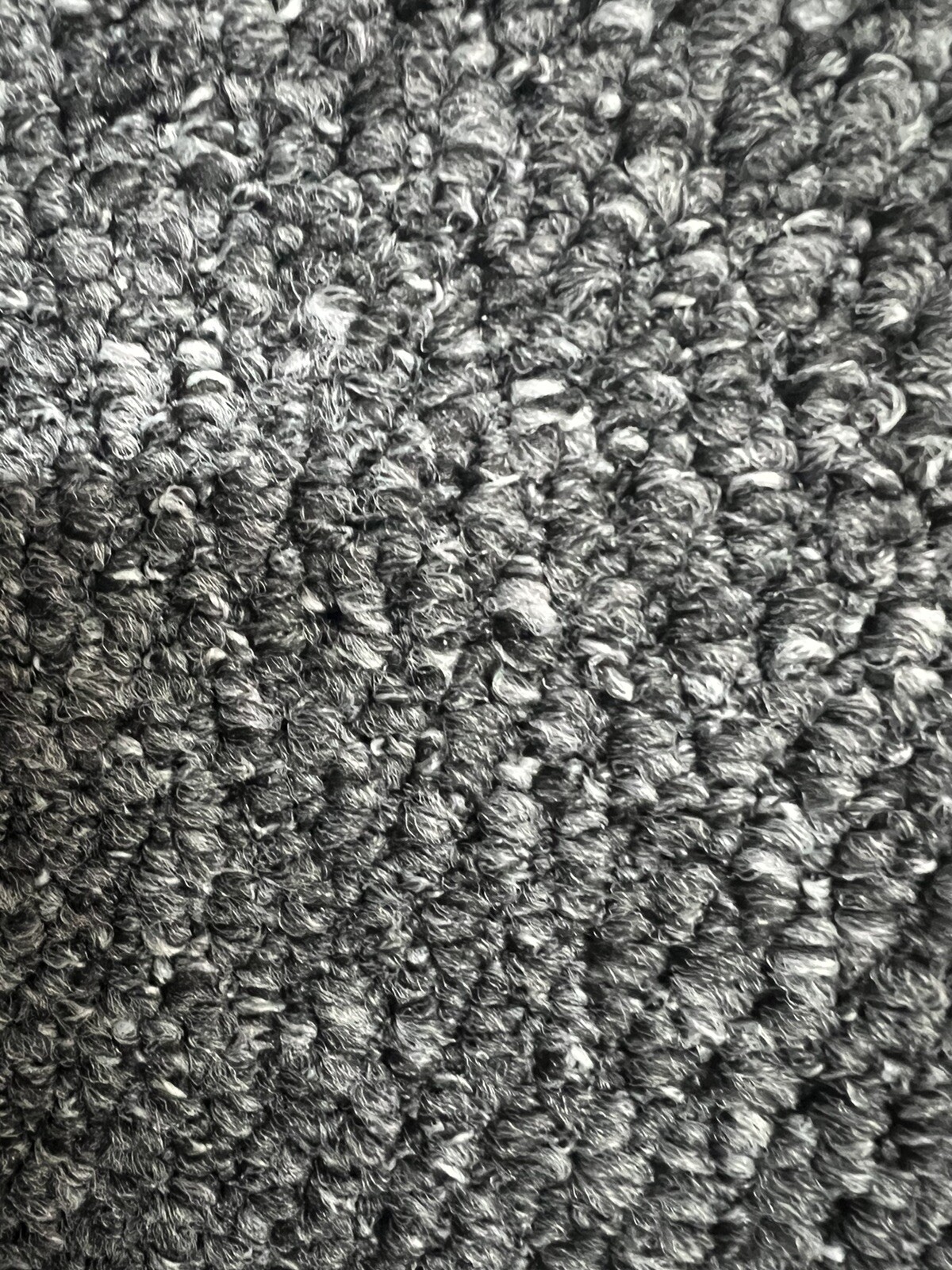 Cheap Carpet remnant Charcoal Loop Felt Back 4m x 213cm £30 brand new