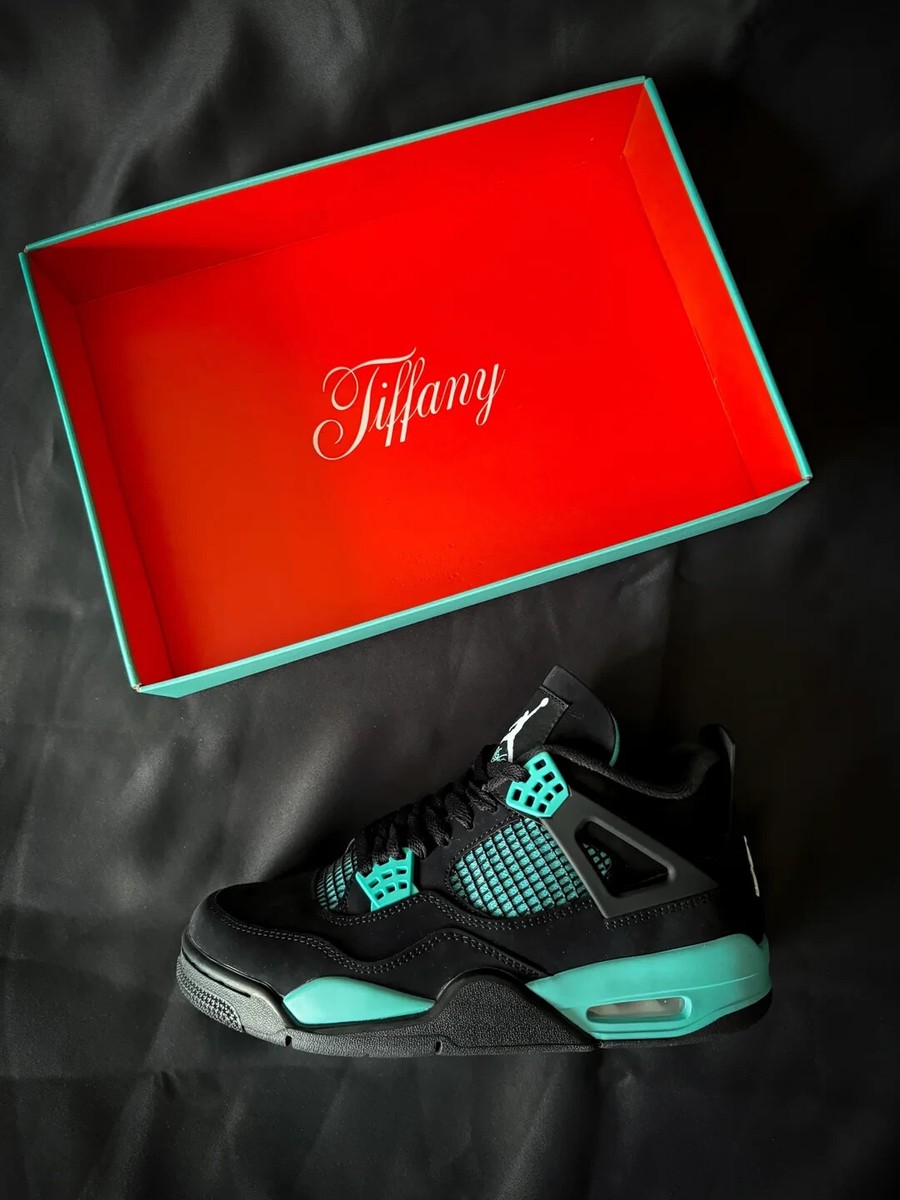 Jordan 4 Tiffany Black BQ7669-132 Size US 7-12 - Men's | eBay