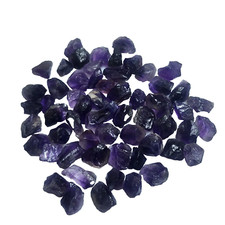 60 Pcs Amethyst Crystal Chunks Size 11-15 MM Lot Amethyst Stones from African