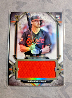  JORDAN WESTBURG - RC Jersey Patch, 29/48 Orioles 2024 Topps Triple Threads 