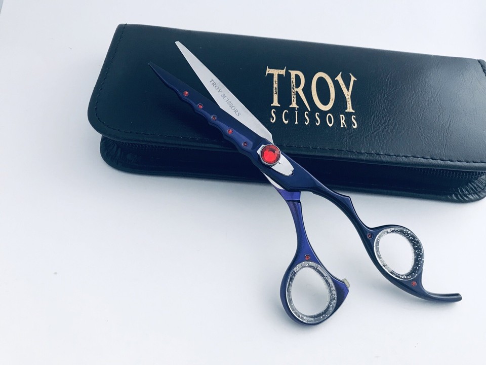 Hair Scissors For Men Professional Hairdressing Scissors Titanium Stainless Steel - Foto 1
