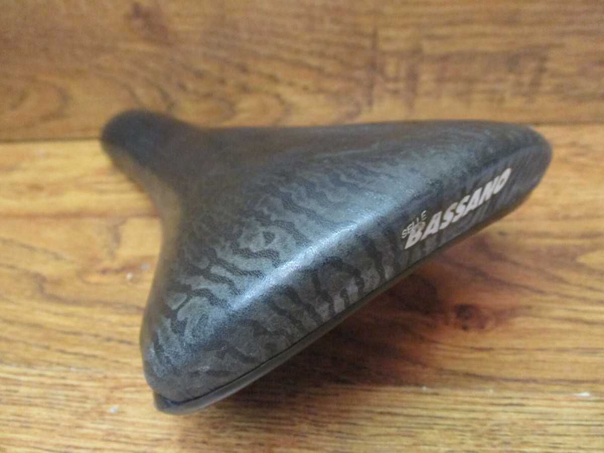 BMW BASSANO サドル 黒 VINTAGE SELLE BASSANO VUELTA BLACK LEATHER RACING SADDLE | eBay