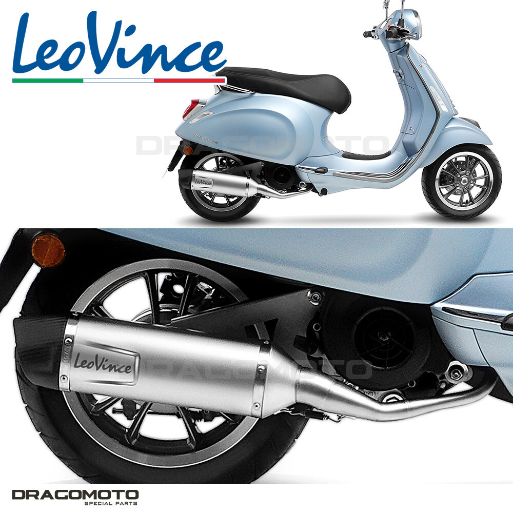 Ligne complet Leovince Vespa Primavera 125 iGet ABS échappement performant inox
