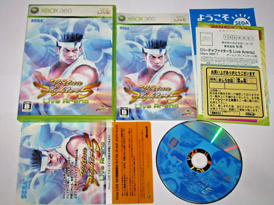 新品　バーチャファイター5 Live Arena Xbox 360 プラチナ Virtua Fighter 5 Live Arena (Japanese) XBox 360 Japan import US