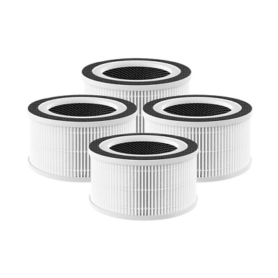 HEPA Carbon Filter for MOOKA Allo Honati Miroco Anaheim Saki Air purifier 4pk