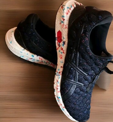 AASICS (T8FON) black SNEAKERS size 8 Shoes