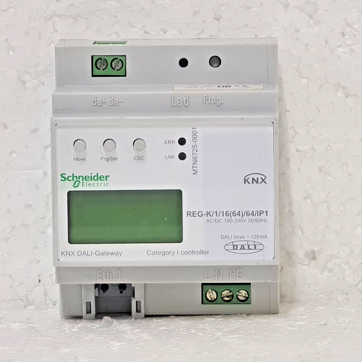 Schneider MTN6725-0001 KNX DALI Gateway REG-K/1/16(64)/64