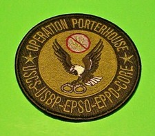 OPERATION PORTERHOUSE ( EAGLE WITH HANDCUFFS ) POLICE PATCH  FREE SHIPPING!!