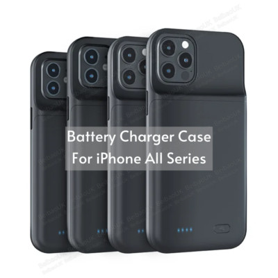 For iPhone 15/14/13/12/11/XR External Battery Charger Case Power Charging Cover