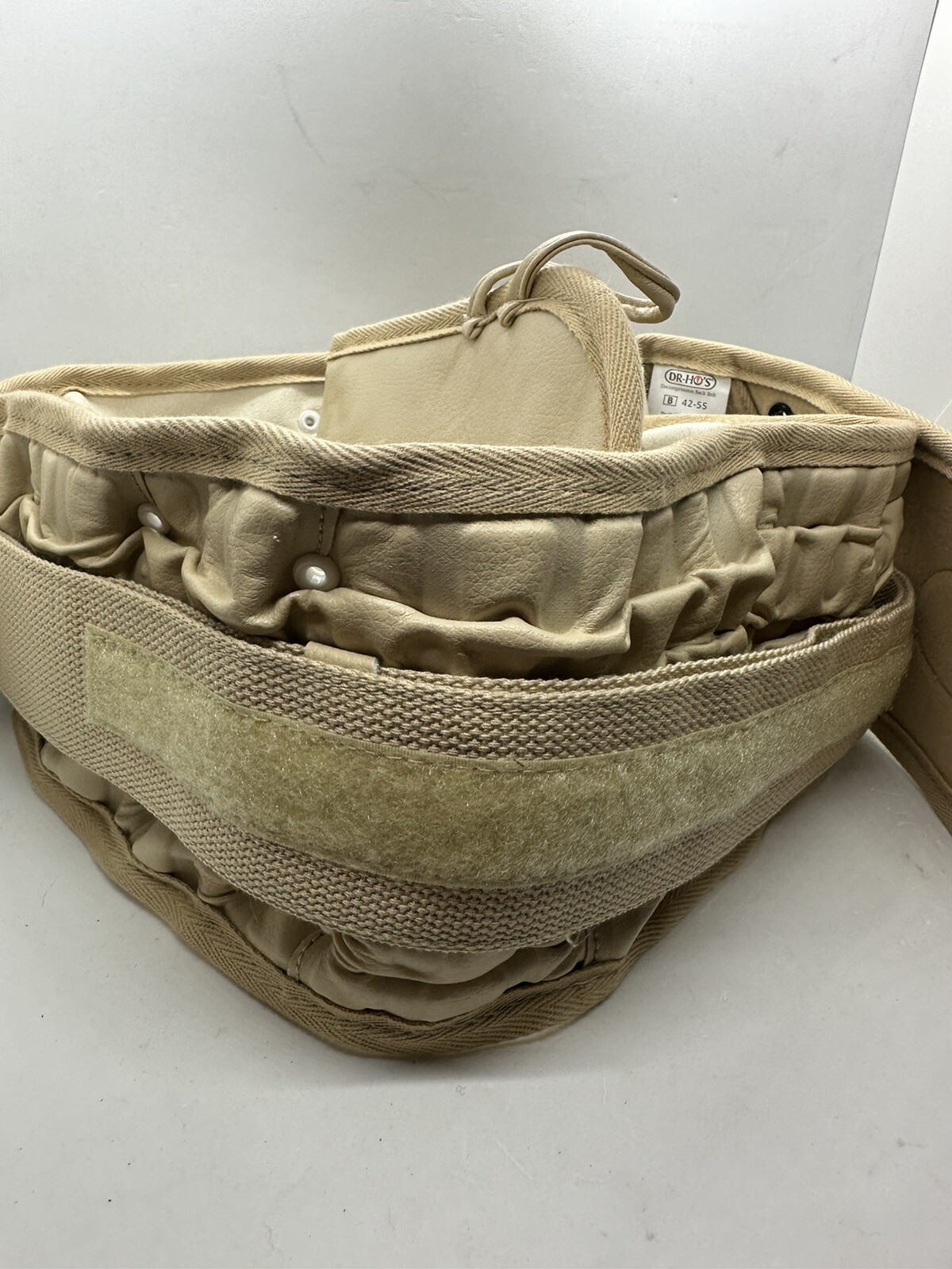 DR-HO'S 2-in-1 Back Relief Belt Size B (42-55") New, No Box, See Discription