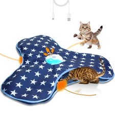 Best Cat Toys Interactive Hide and Seek with Chirping Motion Activated Exercise