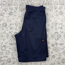 Dickies Mens W441 Work Shorts W40 Navy Blue Loose Fit Skate Workwear