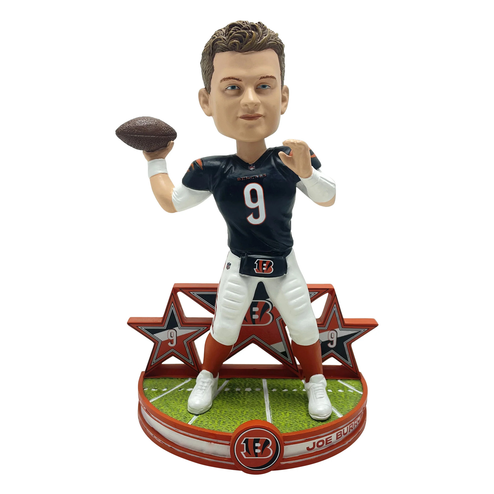Joe Burrow Cincinnati Bengals Superstar Series Bobblehead NFL Football