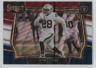 2022 Panini Select Field Level Tri-Color Prizm 57/75 Josh Jacobs #480 1q5
