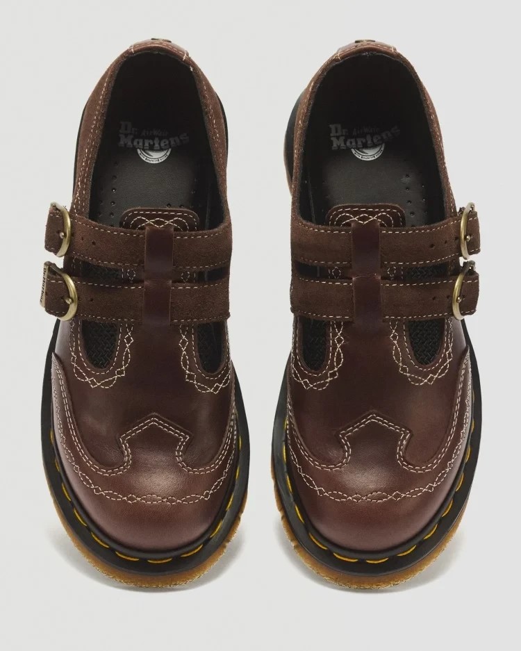 Dr. Martens 8065 Desert Rodeo Mary Jane Shoes DARK BROWN 43619200 Japan New image 3