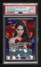 2021 Leaf Metal Pop Century Purple Crystals 10/15 Megan Fox PSA 10 Auto 2p7
