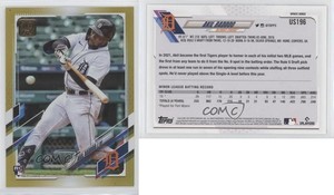 2021 Topps Update Gold Foil Akil Baddoo #US196 Rookie RC