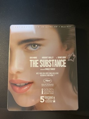 The Substance Steelbook (4K UHD + Blu-ray, 2024, Import) Small Damage