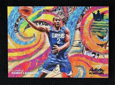 2022 Panini Court Kings Artistry in Motion Amethyst 24/99 Kawhi Leonard #7 0m5n