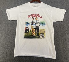 John Candy Tshirt The Great Outdoors Dan Aykroyd movie Tee Size Medium See Pics