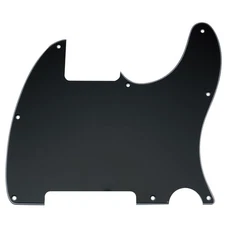 8 Hole Tele Blank Guitar Pickguard Scratch Plate FD Telecaster Esquire Mattle Bl