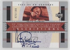 2003 UD Legends Legendary Inscriptions 25/100 Artis Gilmore A-Train Auto HOF 7xr