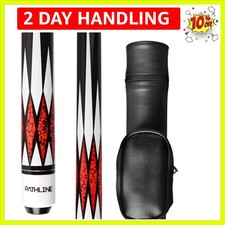 58'' Canadian Maple Pool Cue Kit with Hard Case - Stunning Design  Performance