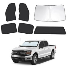 Car Window Shades for Ford F150 20212025 UV Protection Privacy Cover