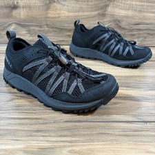 Merrell Wildwood Aerosport Mens 9 M Black Hiking Kayak Trail Low Top Water Shoes