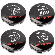 4pc Satin Black Red Srt Hellcat Wheel Center Hub Caps 63mm 2.5 4pc Satin Black Red Srt Hellcat Wheel Center Hub Caps 63mm 2.5