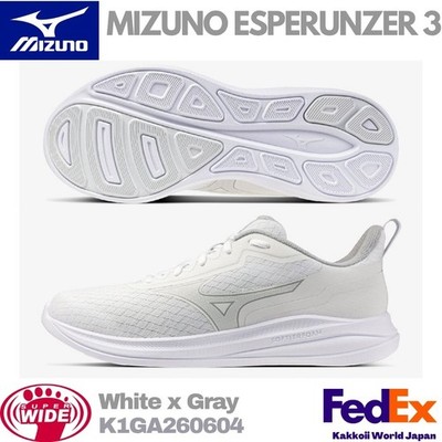 Mizuno Running shoes MIZUNO ESPERUNZER 3 White/Gray K1GA260604 SUPER WIDE