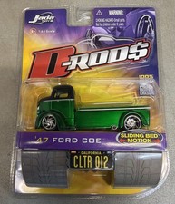 Jada Toys D-Rods 1/64 Diecast 2005/Wave 1 '47 Ford COE CLTR012 Chrome Green