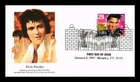 DR JIM STAMPS US ELVIS PRESLEY LEGENDS OF MUSIC FDC FLEETWOOD CACHET COVER